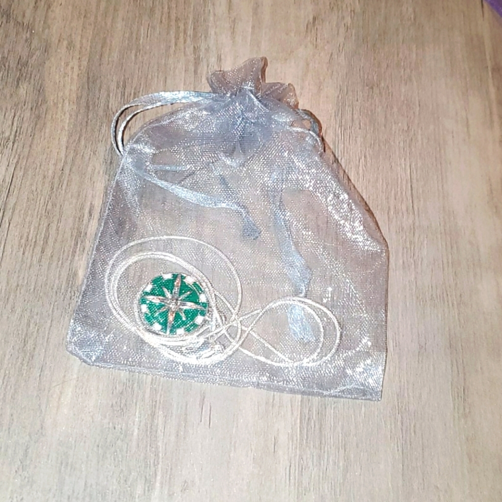 SOLD Compass Necklace.
